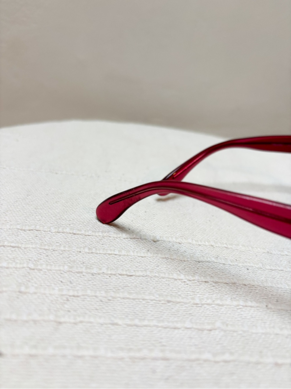 Miu Miu SMU06C Red Oversized Sunglasses Vintage Gradient Women Y2K Made In Italy - Picture 10 of 10